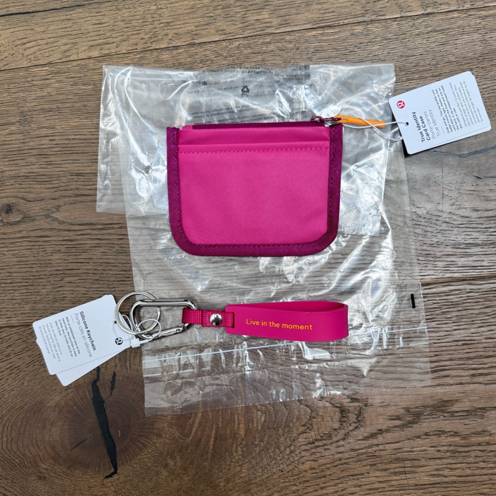 Lululemon Raspberry Coulis/ Mango Dream Accessory bundle - NWT - Picture 2 of 8